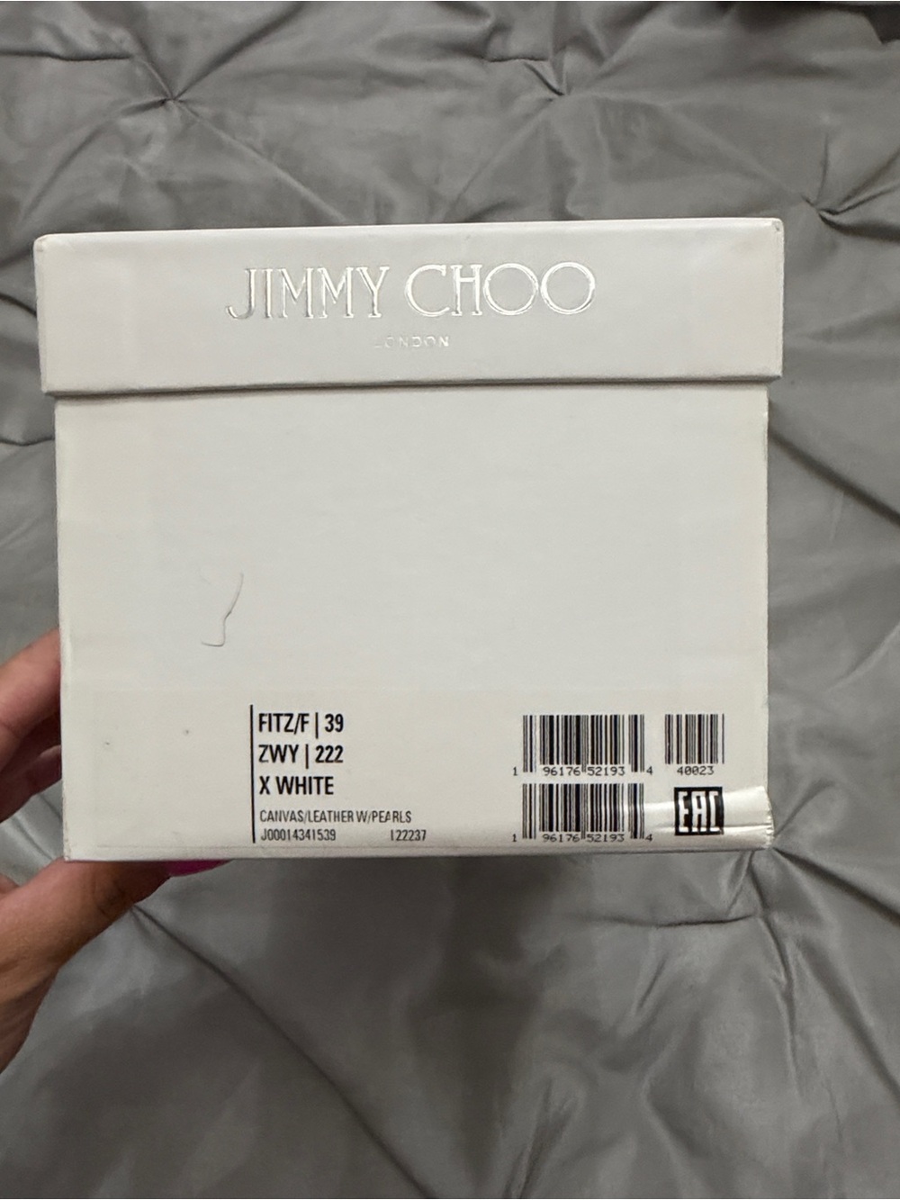 Jimmy Choo Ivory Pearl-Embellished Slide Sandals - Picture 7 of 8